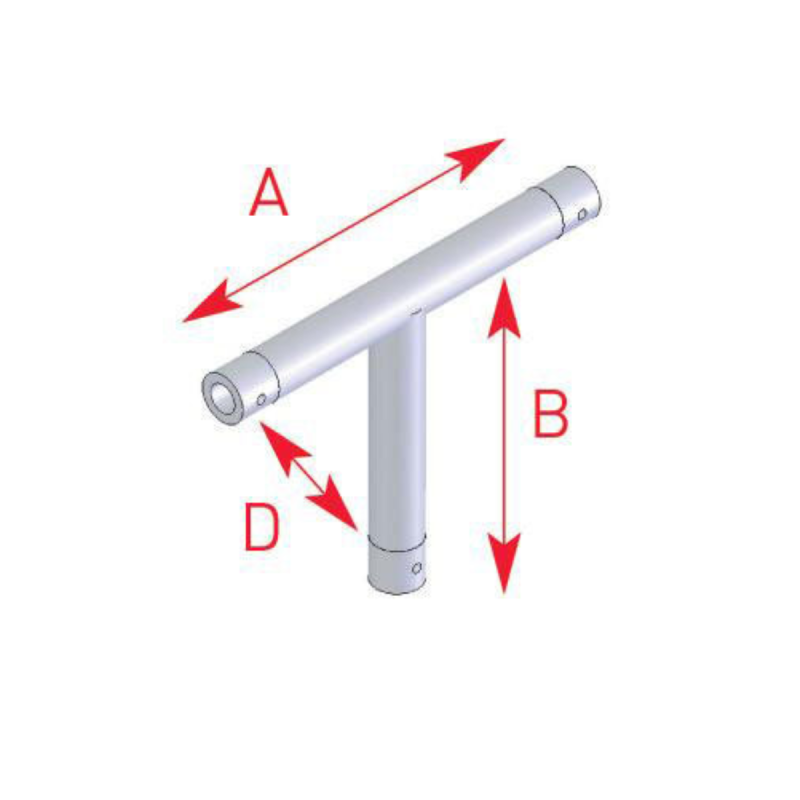 ASD Angle 3 Départs 90° Vertical LG 0m45 x 0m25