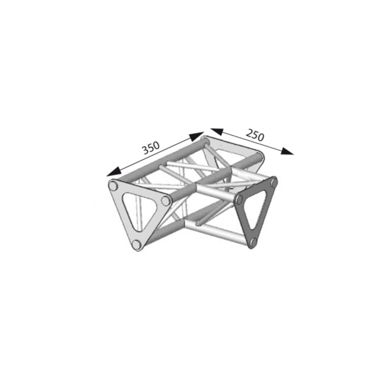 ASD Angle 3D 90° Section 150 Triangulaire Alu