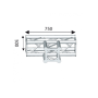 ASD Angle 3D 90° Section 250 Alu Carré