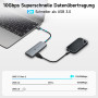 RSHTECH Hub USB C 7 en 1 Alu adaptateur USB-C HUB HDMI 8K