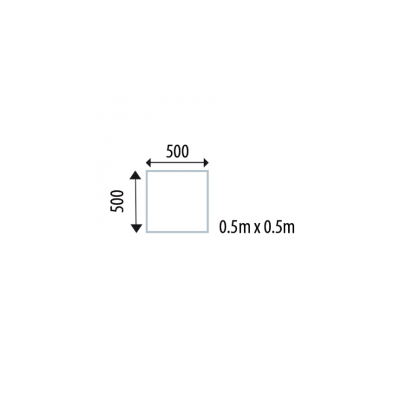 ASD Praticable Carre Outdoor Noir 500 Kg / m² de 0,5m x 0,5m