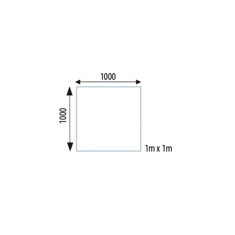 ASD Praticable Carre Outdoor Noir 500 Kg / m² de 1m x 1m