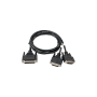 Hollyland DB25 Male to Dual DB15 Male Tally Cable for Wireless tally