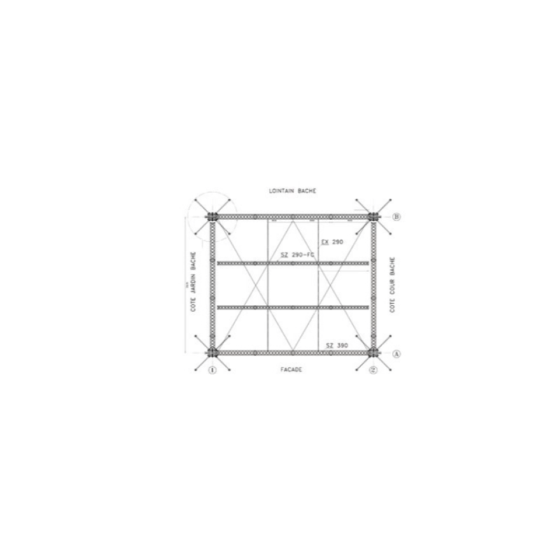 ASD Scène Couverte 12 x 10 m Tl 400