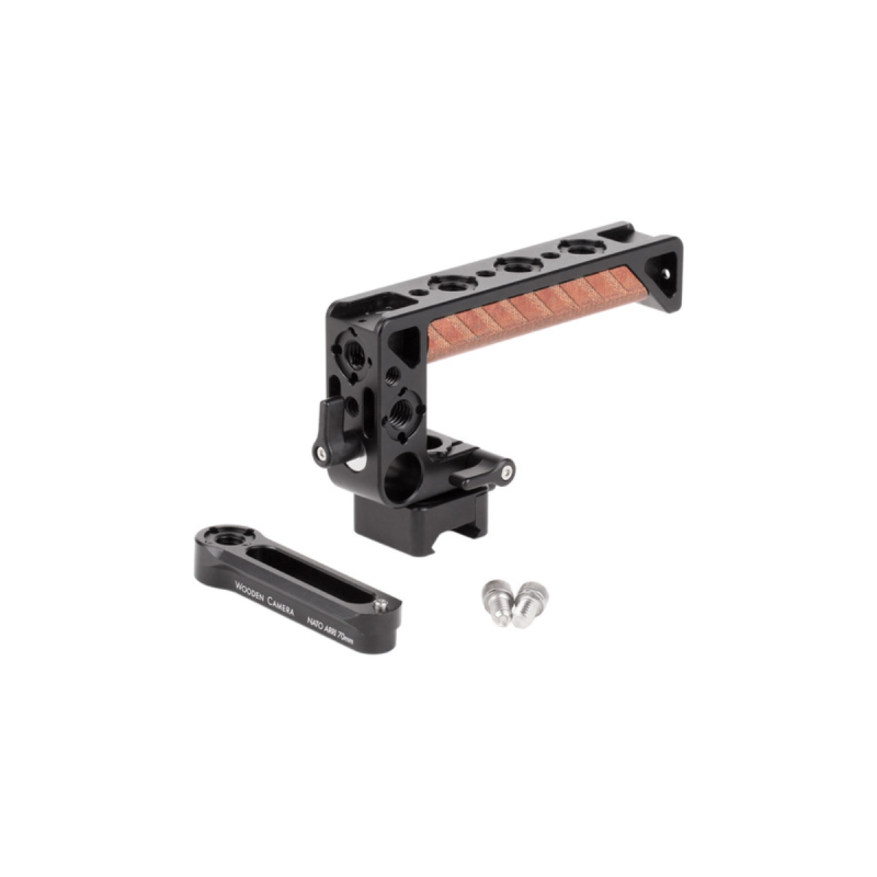 Wooden Camera NATO Handle Plus V2 Kit(70mm Rail, 1.67" Screw Channel)