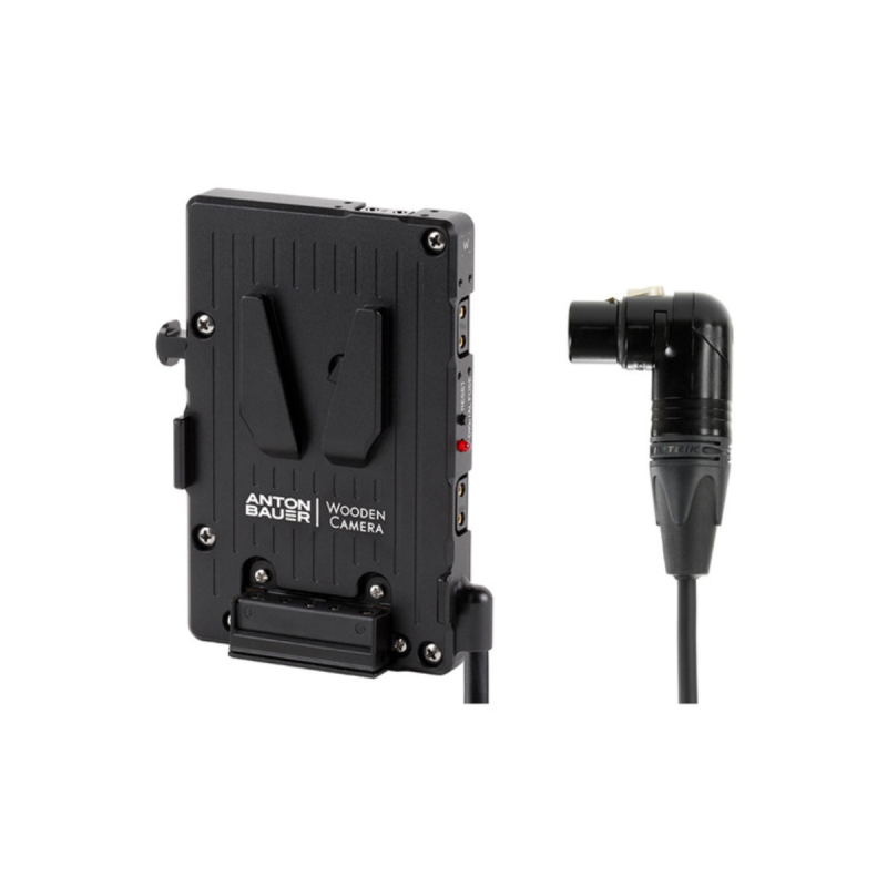 Wooden Camera Pro V-Mount (4pin XLR Right Angle)