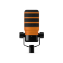 Rode WS14 Brise vent professionnel en fourrure Orange pour Podmic