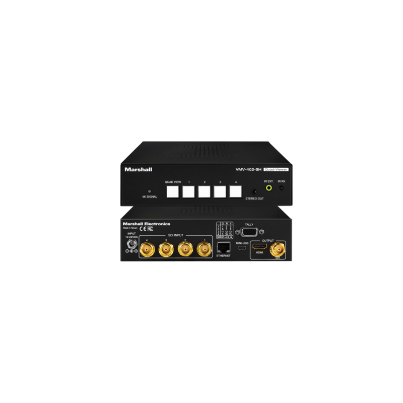 Marshall 4-Input 3G-SDI Multi-Viewer Switcher 3G-SDI/HDMI