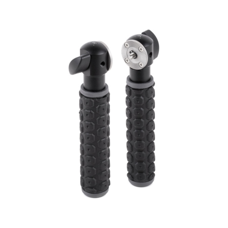 Wooden Camera Rosette Handle Pair (Rubber)