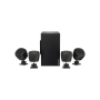 TANNOY Pack 4 enceintes sattelite HP60mm&caisson basse HP180mm noir