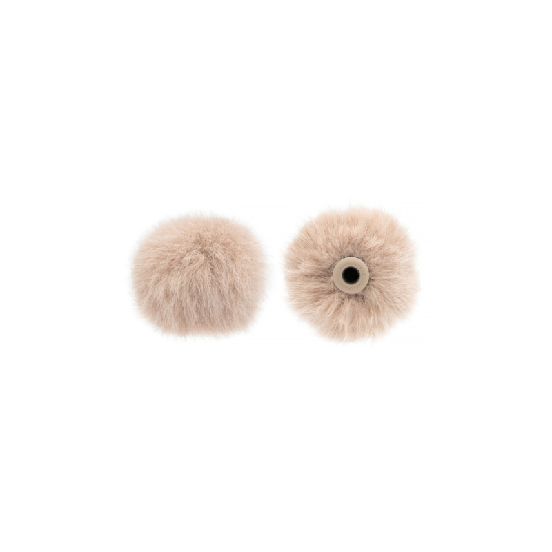 Bubblebee 2x bonnette poils pour microcravate Supp. c.r. M Ext Beige