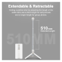 Hohem Extendable Tripod with 1/4 Std ScrewÃ¯Â¼?Extended 510mm White