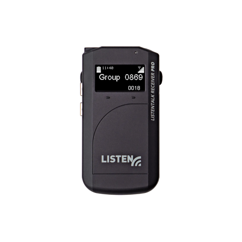 Listen Récepteur unidirectionnel ListenTalk, LCD, appairage NFC