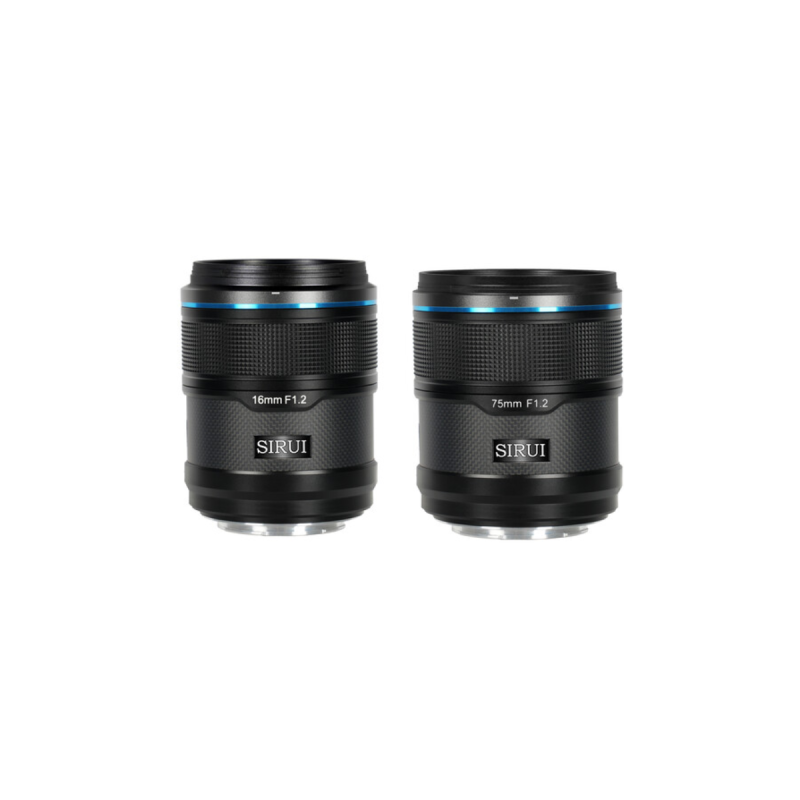 SIRUI Sniper 16&75mm  F1.2 APS-C/S35 Auto-Focus (ZMount Black Carbon)