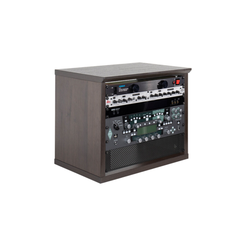 Gator Frameworks Rack de bureau 8 unités - Dark Walnut Brown