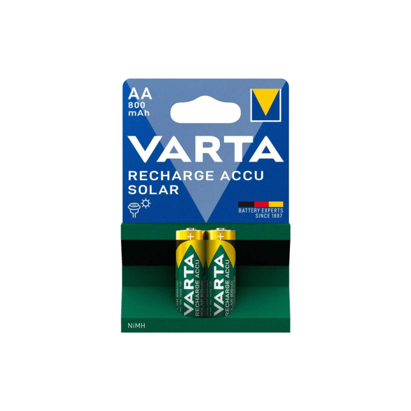 Varta HR6/AA 800mAh x2 Solaire rechargeable