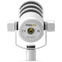 RODE PodMic Microphone Broadcast XRL - Blanc