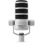 RODE PodMic Microphone Broadcast USB - Blanc