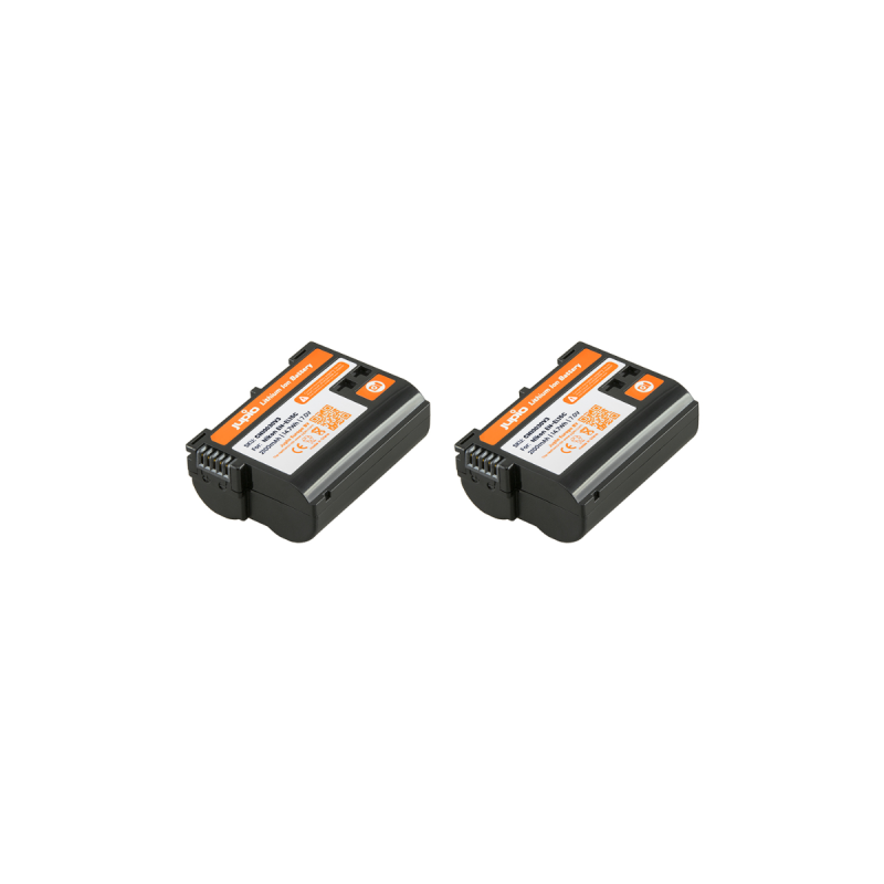 Jupio Value Pack: 2x batterie EN-EL15C 2100mAh + USB Dual Charger