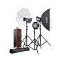 Godox QS400II-D - Studio flash kit (3xQS400II & accessories)