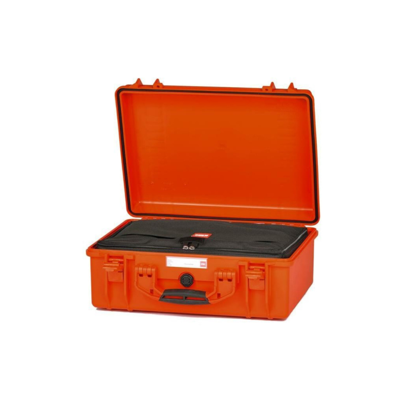 HPRC Valise résine 2500 Bag And Dividers Orange