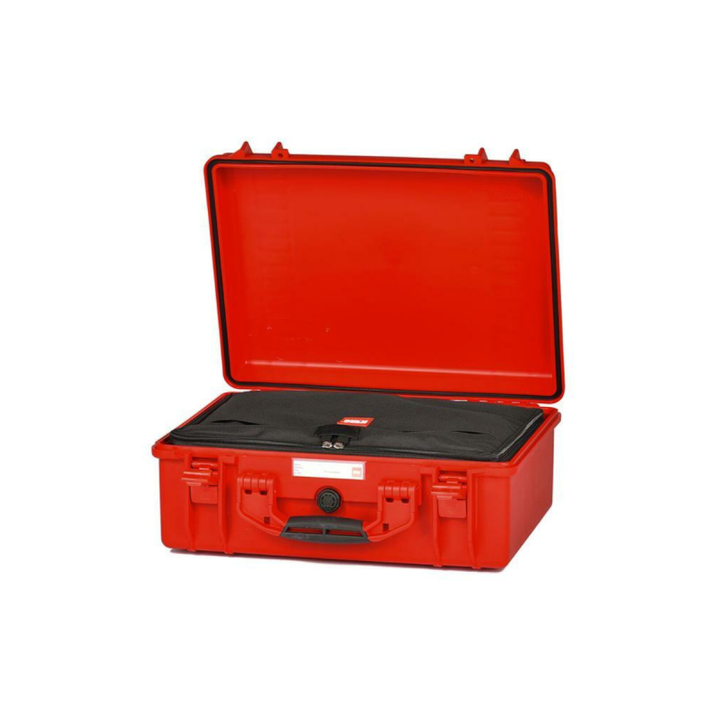 HPRC Valise résine 2500 Bag And Dividers Red