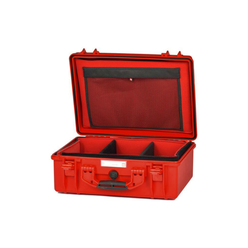 HPRC Valise résine 2500 Soft Deck And Dividers Red