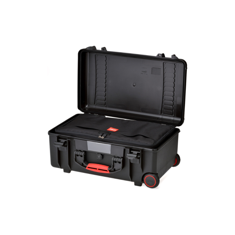 HPRC Valise résine 2550W à roues Bag And Dividers Black/Red