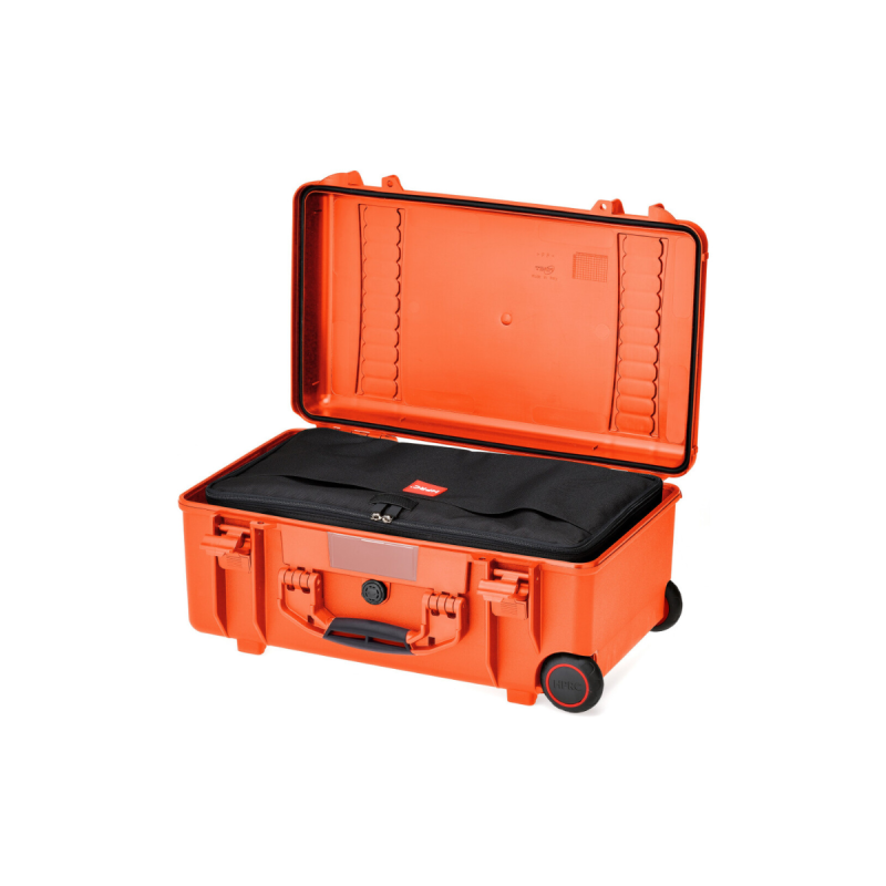 HPRC Valise résine 2550W à roues Bag And Dividers Orange