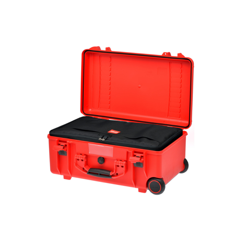 HPRC Valise résine 2550W à roues Bag And Dividers Red