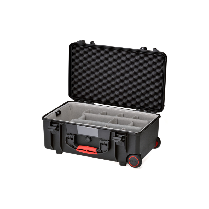 HPRC Valise résine 2550W à roues Second Skin Black/Red