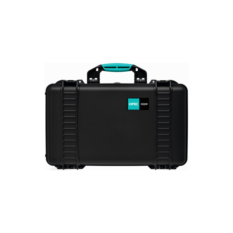 HPRC Valise résine 2550W à roues vide Black/Blue Bassano