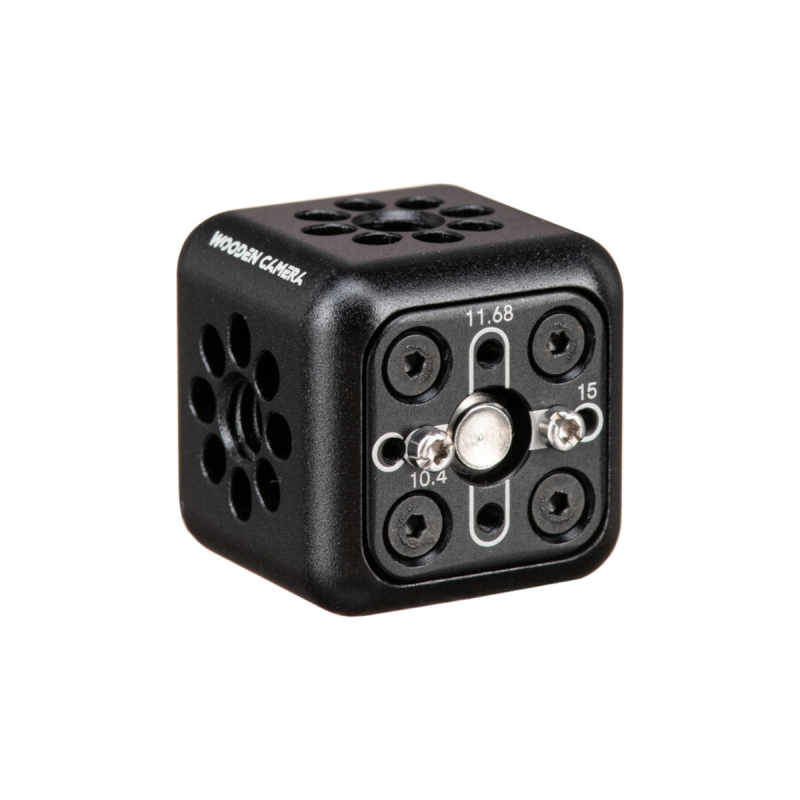 Wooden Camera ¼"-20 Accessory Cube (¼"-20 Holes, ¼"-20 Screws)