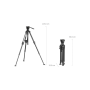 Smallrig 4420 Lightweight Video Carbon Fiber Tripod Kit AD-50 Pro