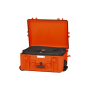 HPRC Valise résine 2600W à roues Bag And Dividers Orange