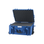 HPRC Valise résine 2600W à roues Mousse Blue