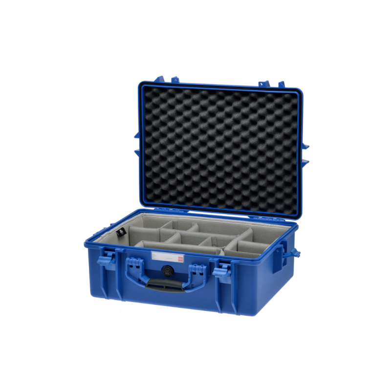 HPRC Valise résine 2600W à roues Second Skin Blue