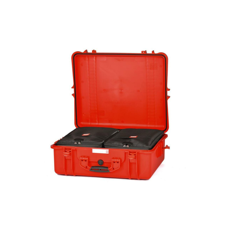 HPRC Valise résine 2700 2 Bags And Dividers Red