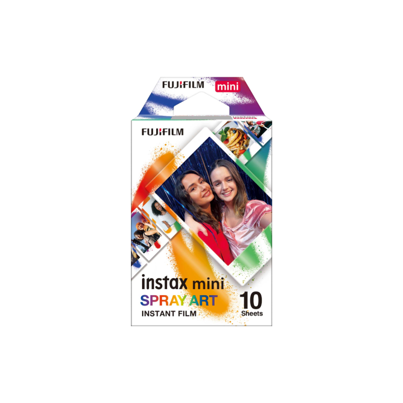 Fujifilm Film Instax Mini Spray Art Ww 1 X10V