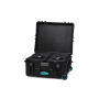 HPRC Valise résine 2700W à roues 2 Bags&Dividers Black/Blue Bassano