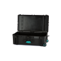 HPRC Valise résine 2745W à roues vide Black/Blue Bassano