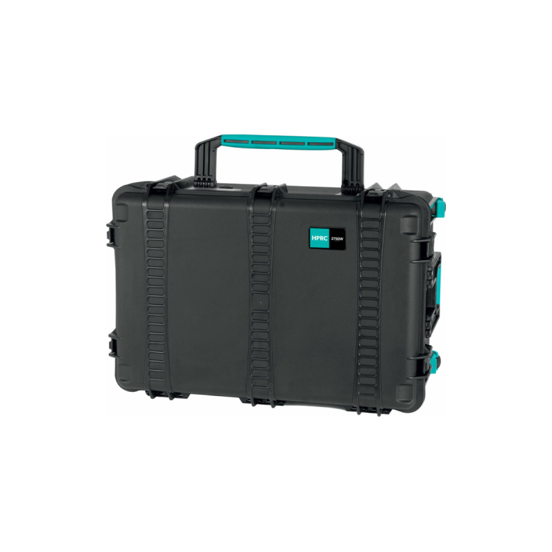 HPRC Valise résine 2760W à roues vide Black/Blue Bassano