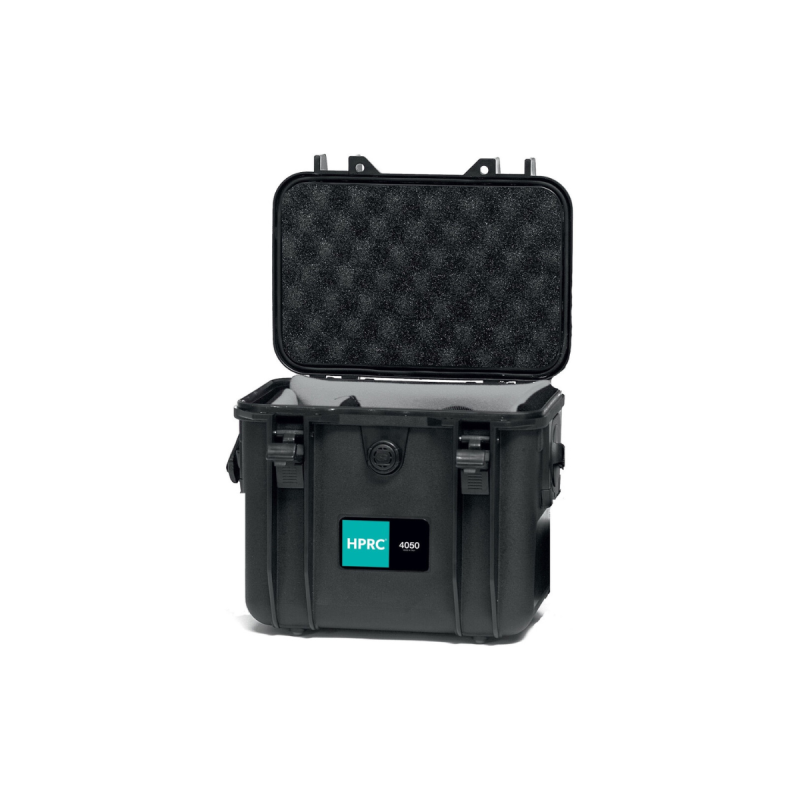 HPRC Valise résine 4600W à roues vide Black/Blue Bassano