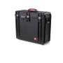 HPRC Valise résine 4800W à roues Mousse Black/Red