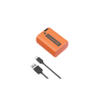 SmallRig 4965 NP-FW50 USB-C Batterie rechargeable (Orange)