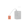 SmallRig 4965 NP-FW50 USB-C Batterie rechargeable (Orange)