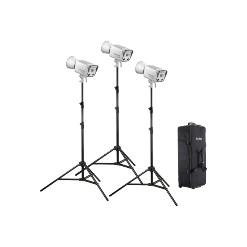 Godox LA300Bi-K3 - Kit 3 x Litemons LED Light Bi-Color & Accessories