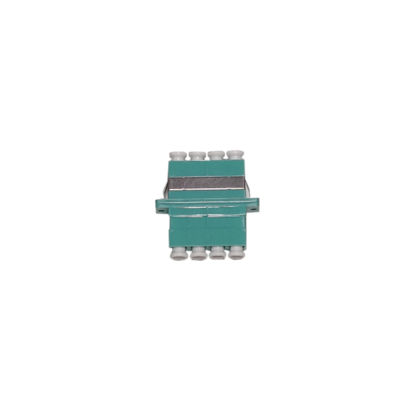 HSD - Adaptateur Quad LC-PC OM3 MM - Plastique Aqua avo