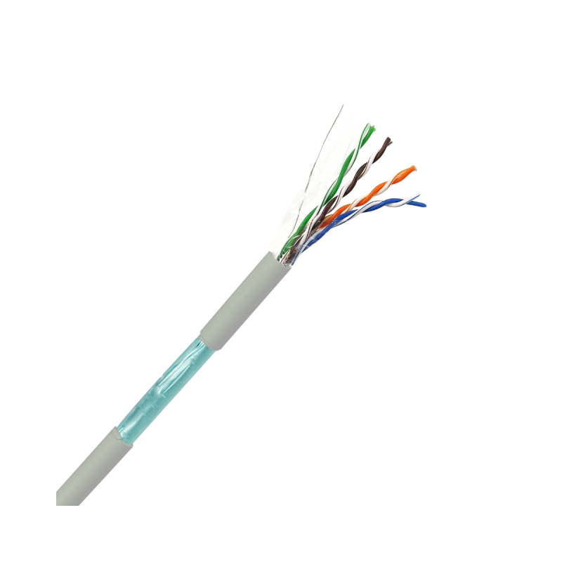 HSD - Câble monobrin - Cat5e F/UTP - 4 paires Gris LSZH Eca - 500m