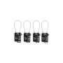 Portabrace CABLE-LOCK4 TSA Combination Lock Set (Set of 4)